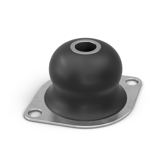 De Bubble Mounts van ACE zijn laagfrequente trillingsisolatoren, speciaal ontworpen voor verticale drukbelastingen. Ze zijn eenvoudig te monteren en verkrijgbaar in twee uitvoeringen. © ACE